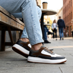Rust Lace-up Sneakers