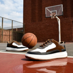 Rust Lace-up Sneakers