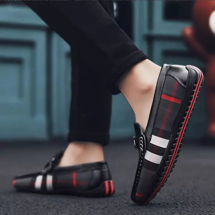 Checkmate Checker Loafers for Men